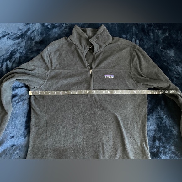 Patagonia black fleece pullover Size Large - Picture 9 of 10